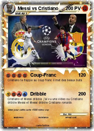 Pokemon Messi vs Cristiano