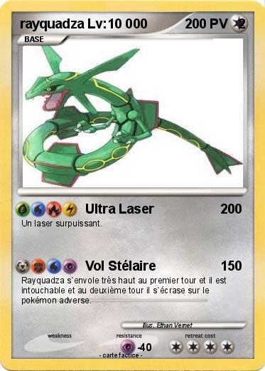 Pokemon rayquadza Lv:10 000                         2