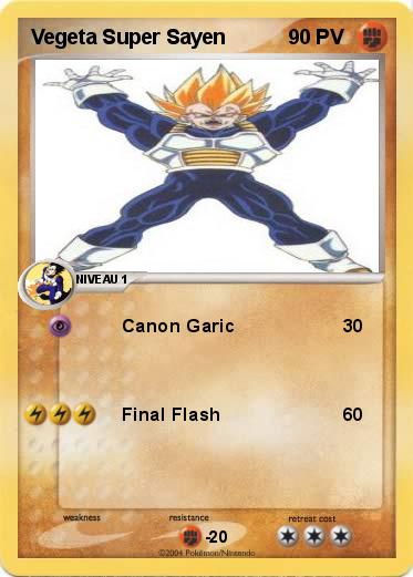 Pokemon Vegeta Super Sayen