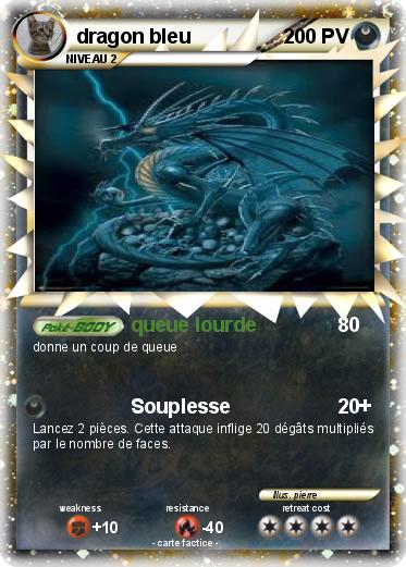 Pokemon dragon bleu