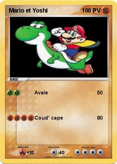 Pokemon Mario et Yoshi