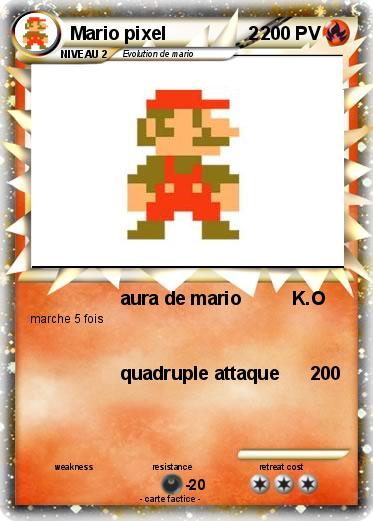 Pokemon Mario pixel                2