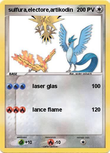 Pokemon sulfura,electore,artikodin