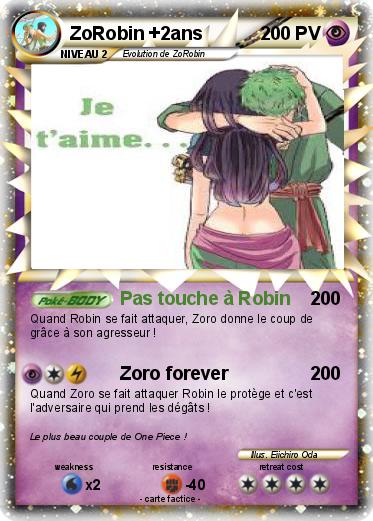 Pokemon ZoRobin +2ans