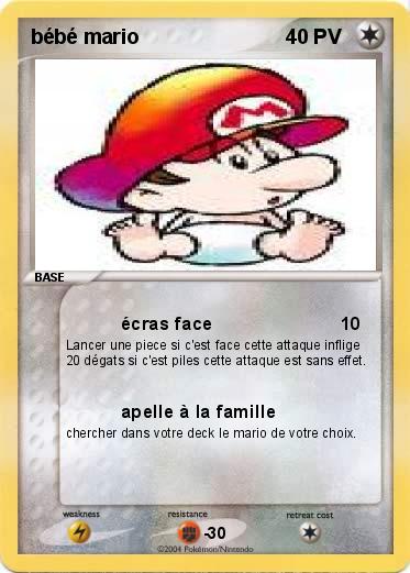 Pokemon bébé mario