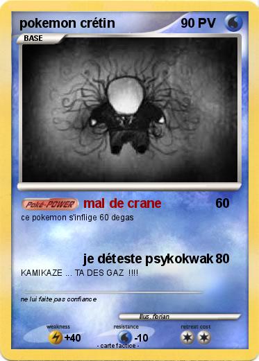 Pokemon pokemon crétin