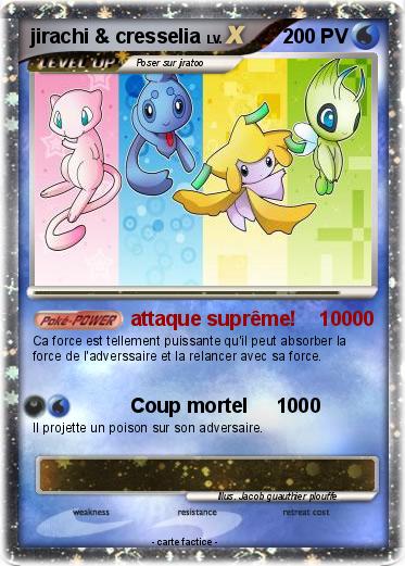 Pokemon jirachi & cresselia