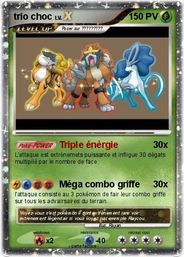 Pokemon trio choc