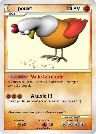 Pokemon poulet