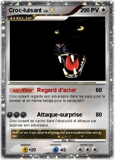 Pokemon Croc-luisant Pokemon Croc-luisant