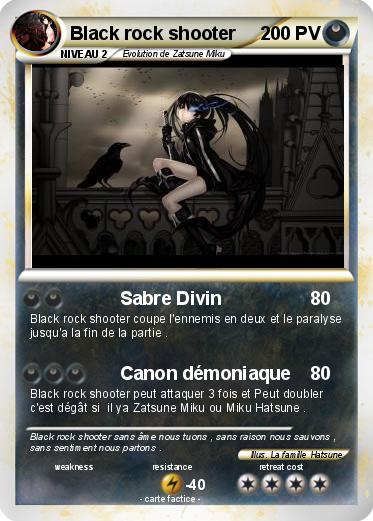 Pokemon Black rock shooter