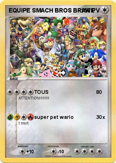 Pokemon EQUIPE SMACH BROS BRAWL