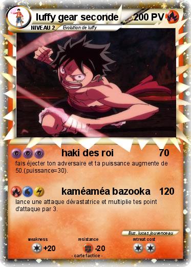 Pokemon luffy gear seconde