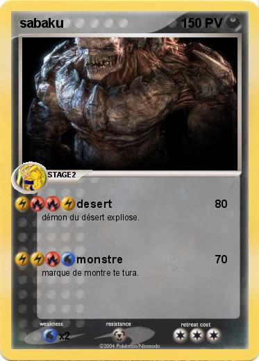 Pokemon sabaku