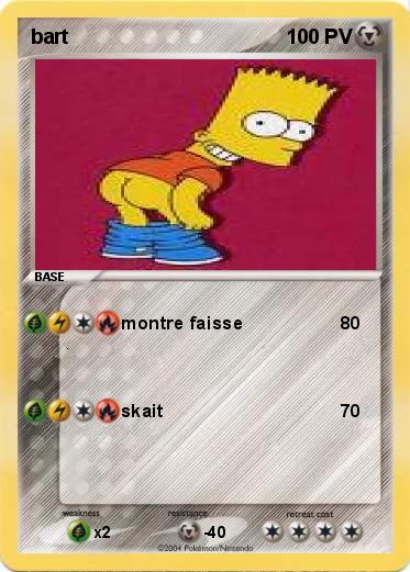 Pokemon bart