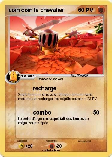 Pokemon coin coin le chevalier