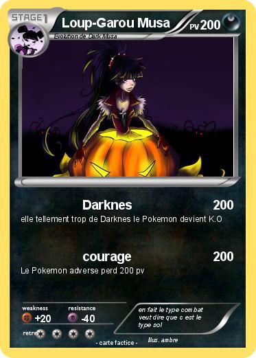 Pokemon Loup-Garou Musa