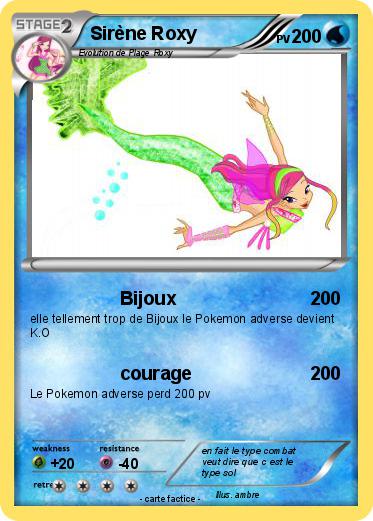 Pokemon Sirène Roxy