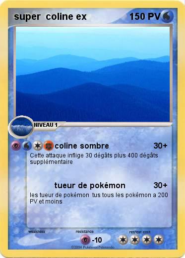 Pokemon super  coline ex