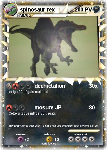 Pokemon spinosaur rex