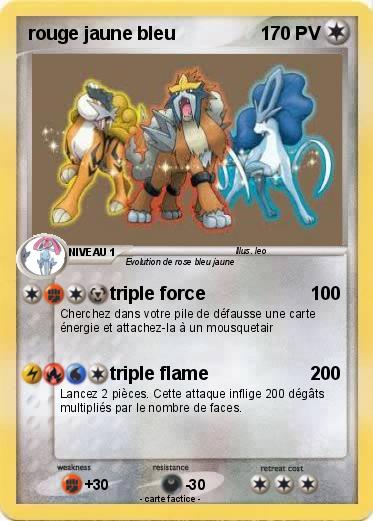 Pokemon rouge jaune bleu