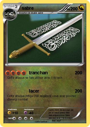 Pokemon sabre