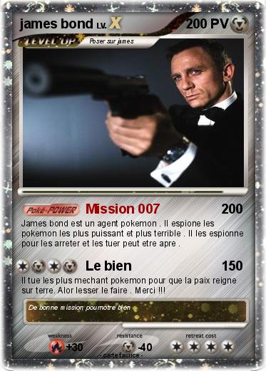 Pokemon james bond