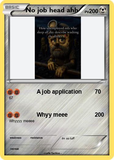 Pokemon No job head ahh