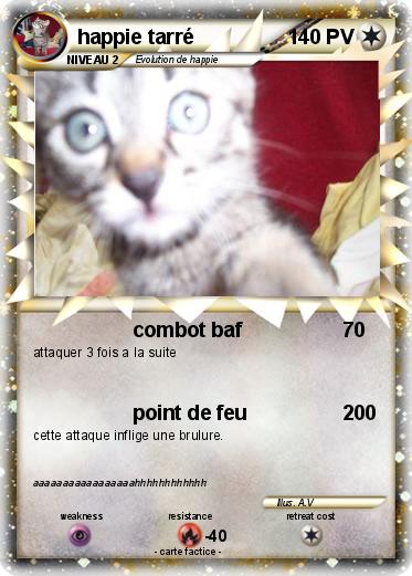 Pokemon happie tarré