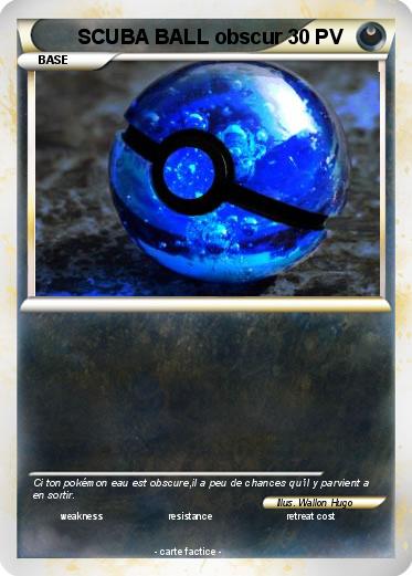 Pokemon SCUBA BALL obscur