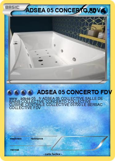 Pokemon ADSEA 05 CONCERTO FDV Pokemon ADSEA 05 CONCERTO FDV