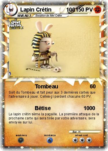 Pokemon Lapin Crétin          100