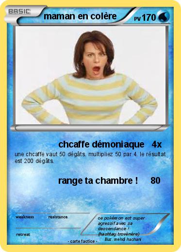 Pokemon maman en colère