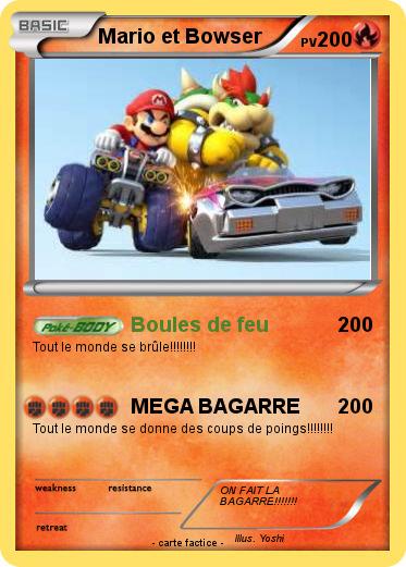 Pokemon Mario et Bowser