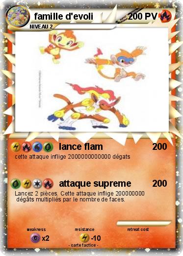 Pokemon famille d'evoli