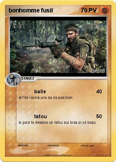 Pokemon bonhomme fusil