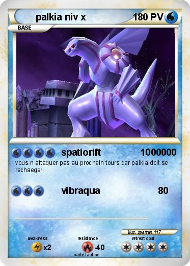 Pokemon palkia niv x