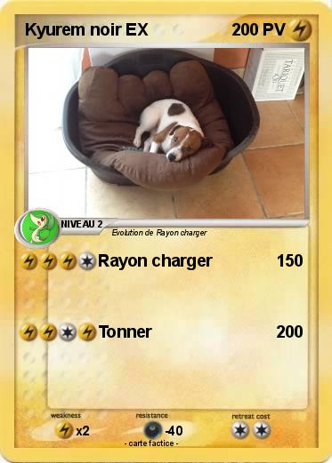 Pokemon Kyurem noir EX