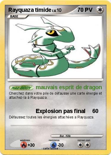 Pokemon Rayquaza timide