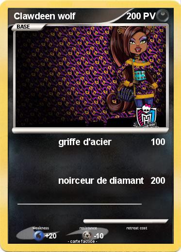 Pokemon Clawdeen wolf