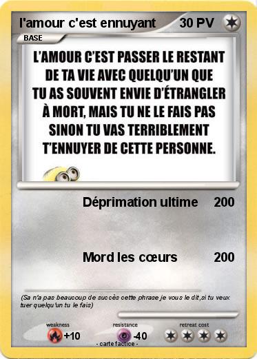 Pokemon l'amour c'est ennuyant