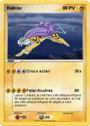 Pokemon Raikou 