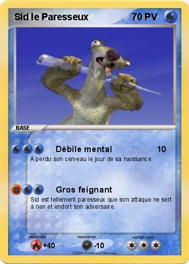 Pokemon Sid le Paresseux