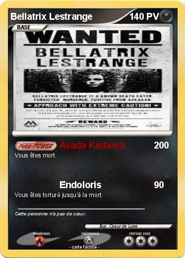 Pokemon Bellatrix Lestrange