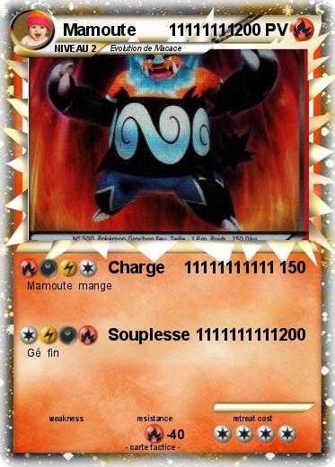 Pokemon Mamoute       11111111