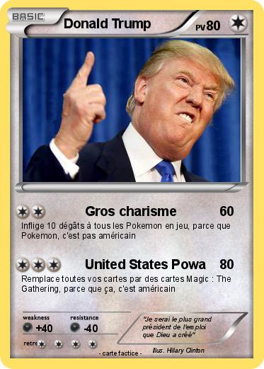 Pokemon Donald Trump