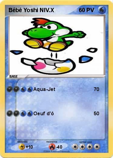 Pokemon Bébé Yoshi NIV.X