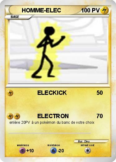 Pokemon HOMME-ELEC