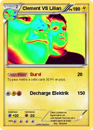 Pokemon Clement VS Lilian