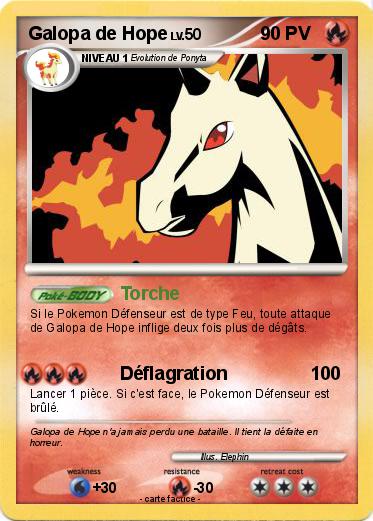 Pokemon Galopa de Hope